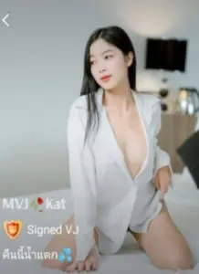 คลิปหลุด น้องแคท kat Mlive คาชุดนักศึกษา-img